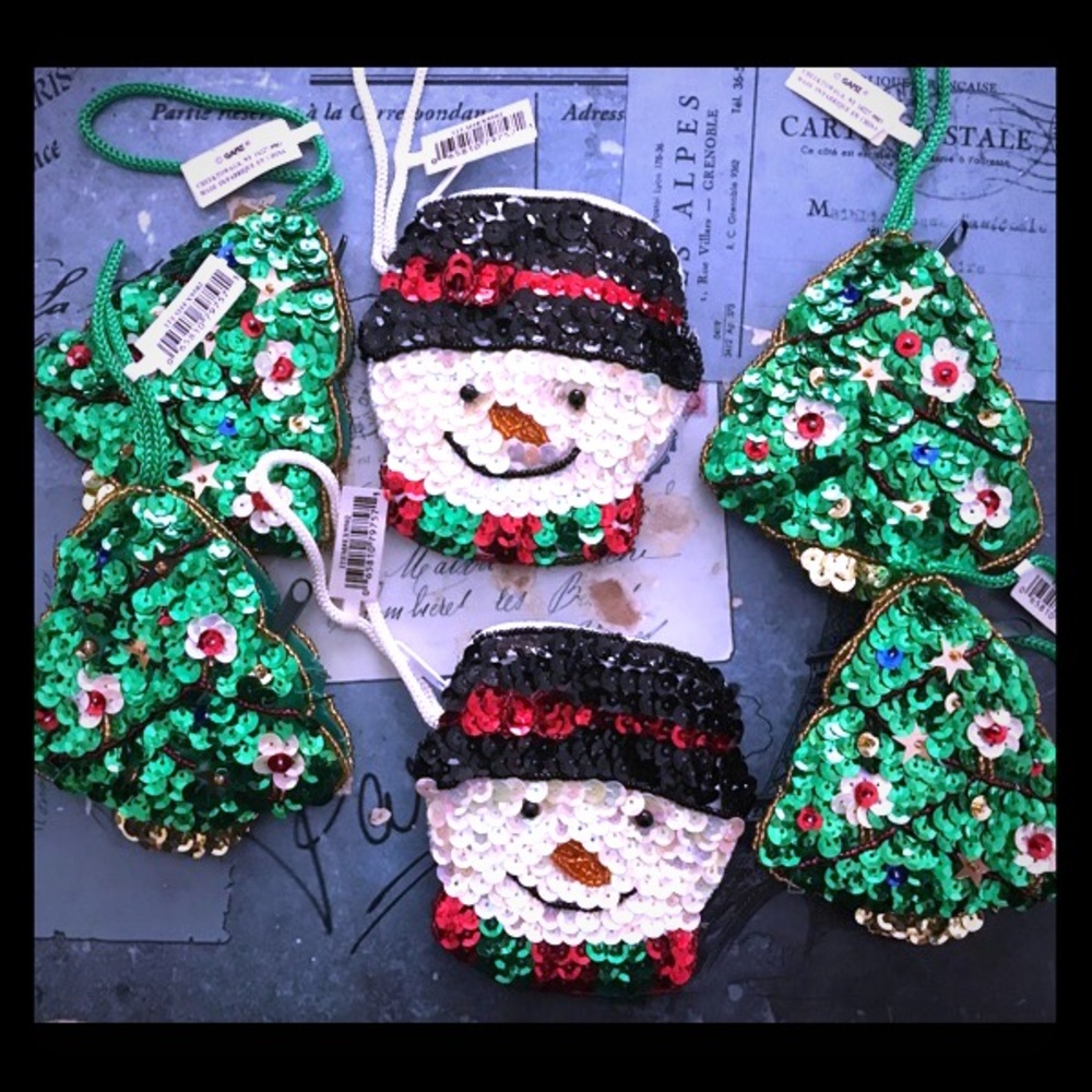 🎄Christmas🎄sparkly sequin beaded coin purses - Picture 1 of 3
